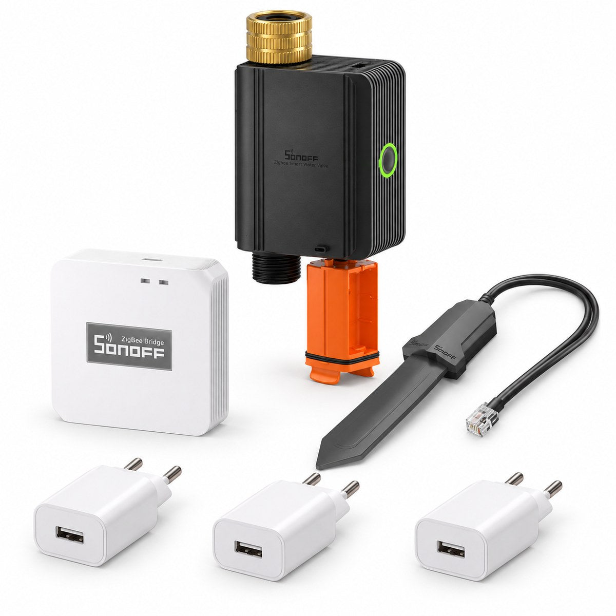 Kit irrigazione rubinetto con sensore terreno: i dispositivi inclusi