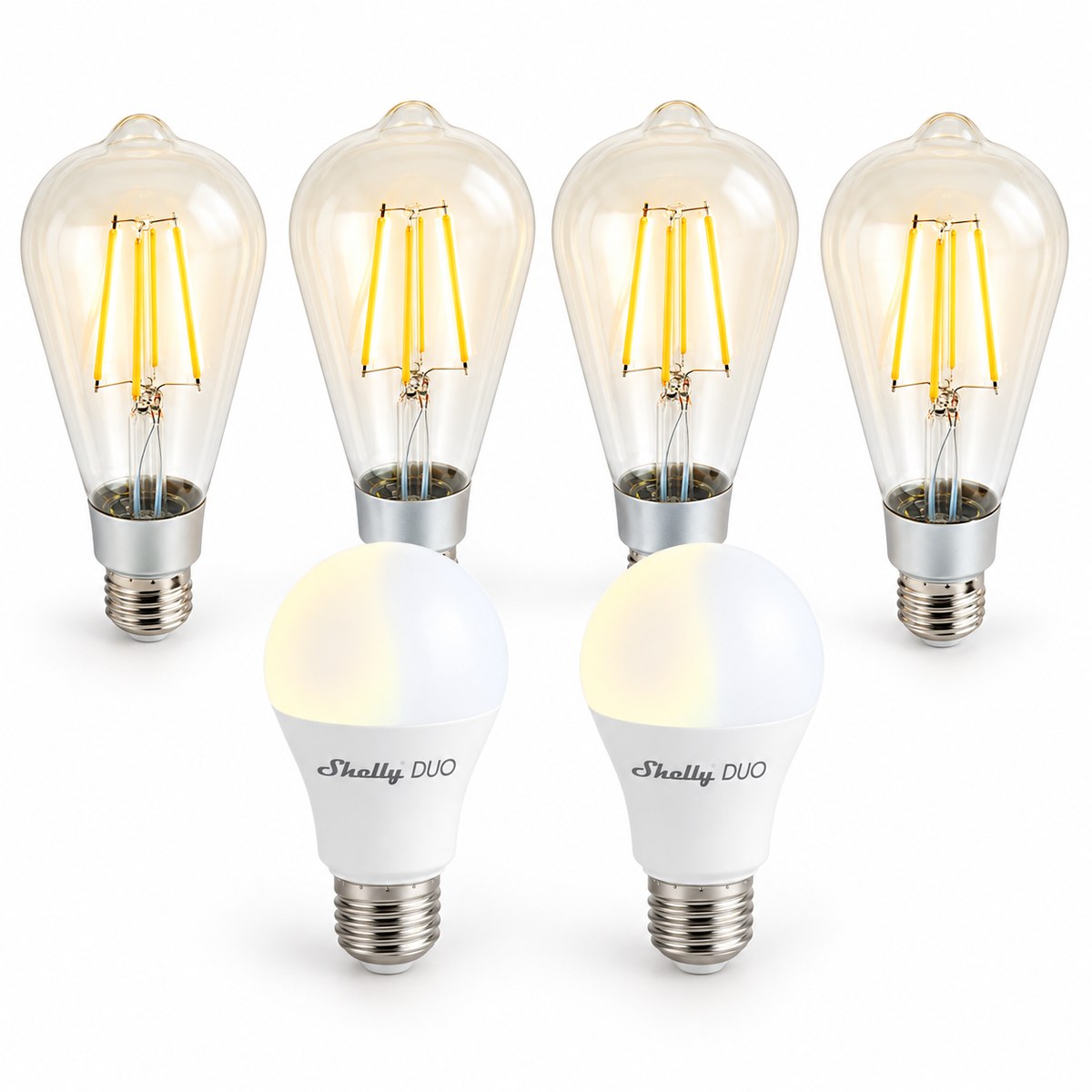 Kit lampadine vintage Shelly Wi-Fi: i dispositivi inclusi