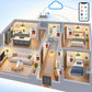 Kit luci con misura consumi Shelly (8 punti): schema di installazione