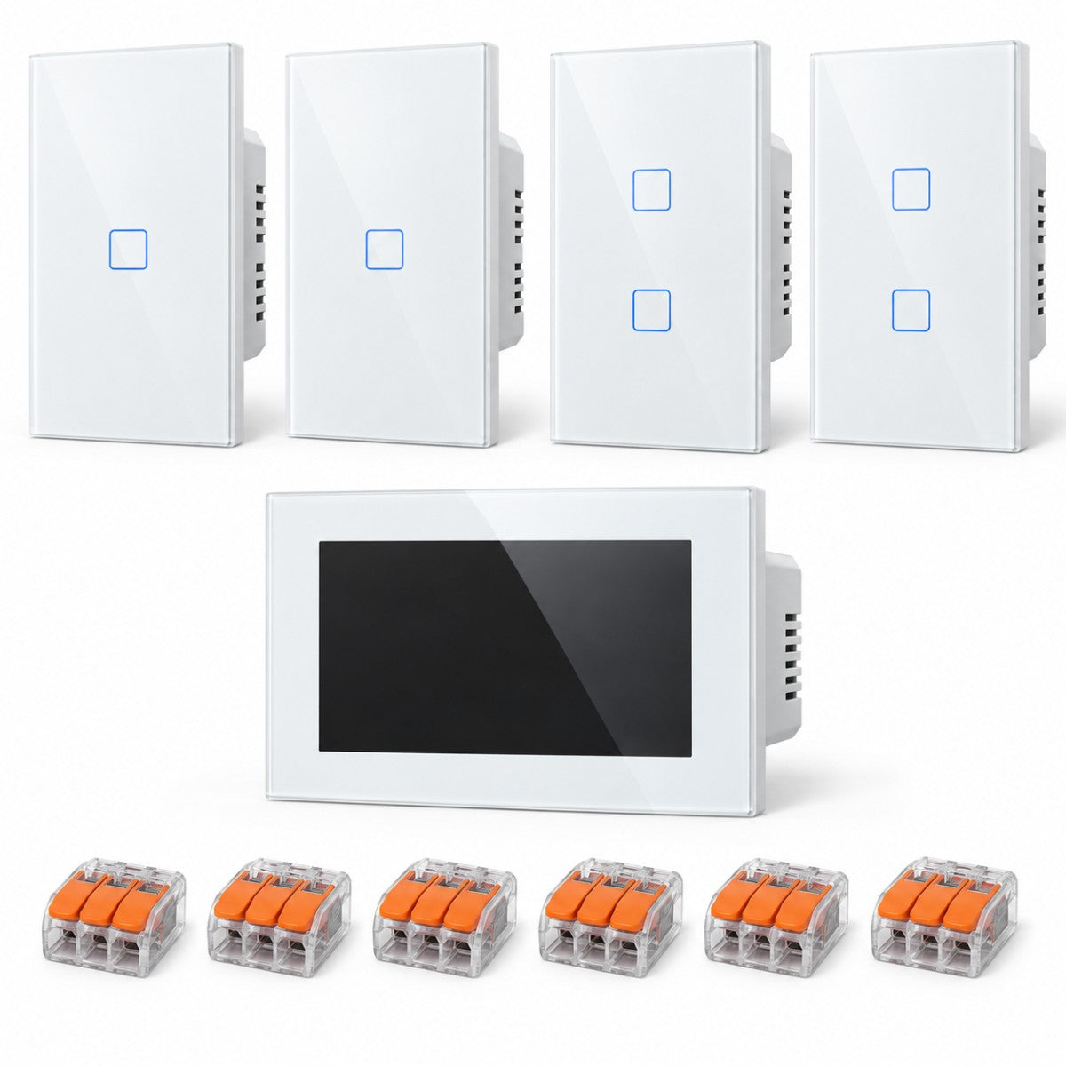 Kit placche 503 touch Sonoff (4 stanze) – dispositivi