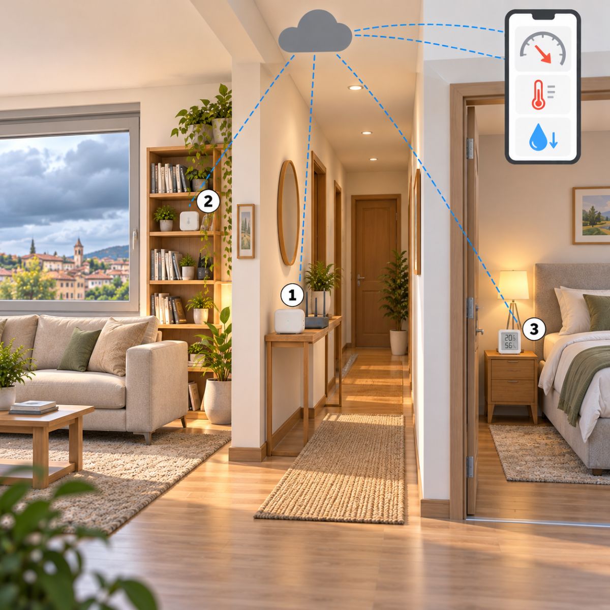 Kit pressione e meteo in casa – schema
