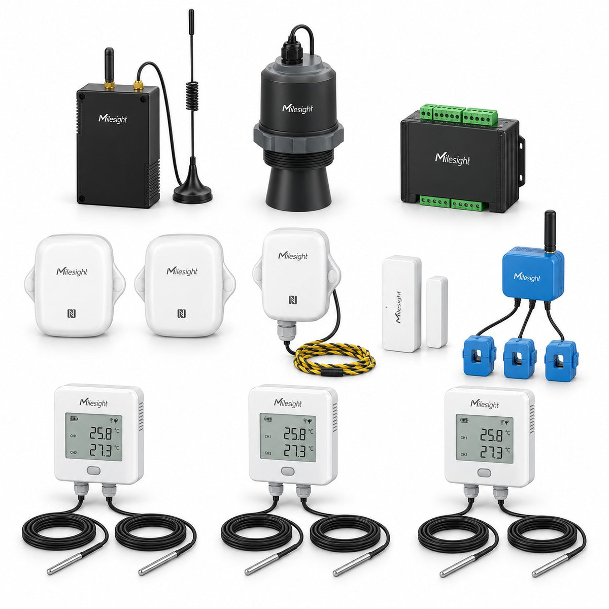 Kit sala batterie e gruppo elettrogeno Litio Store: i dispositivi Milesight inclusi nel kit