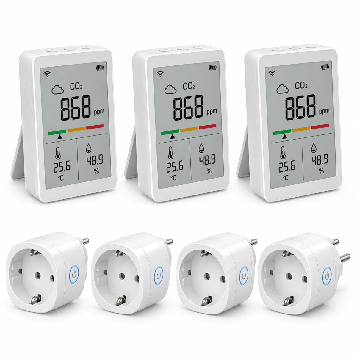Kit scuola e aula, CO2 e ricambio d'aria – dispositivi