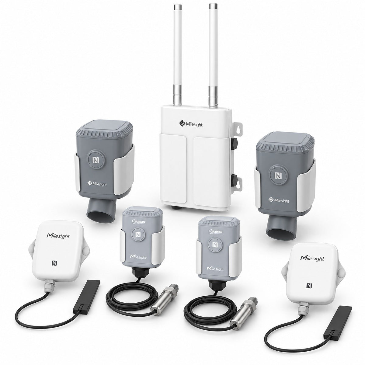 Kit serbatoi e cisterne 6 punti Litio Store: i dispositivi Milesight inclusi nel kit