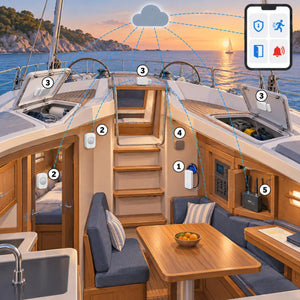 Kit sicurezza a bordo Shelly BLU – schema