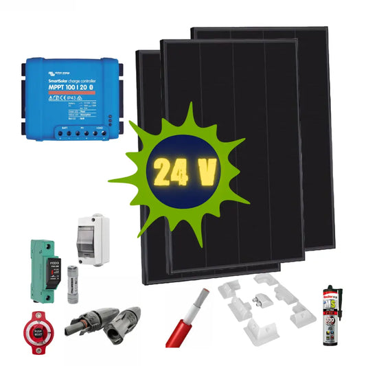 Kit solare completo 540W per batteria 24V