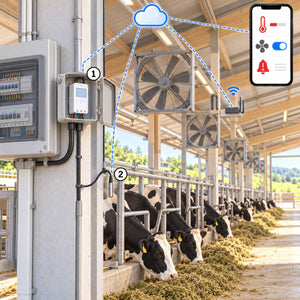Kit stalla ventilata a temperatura – schema