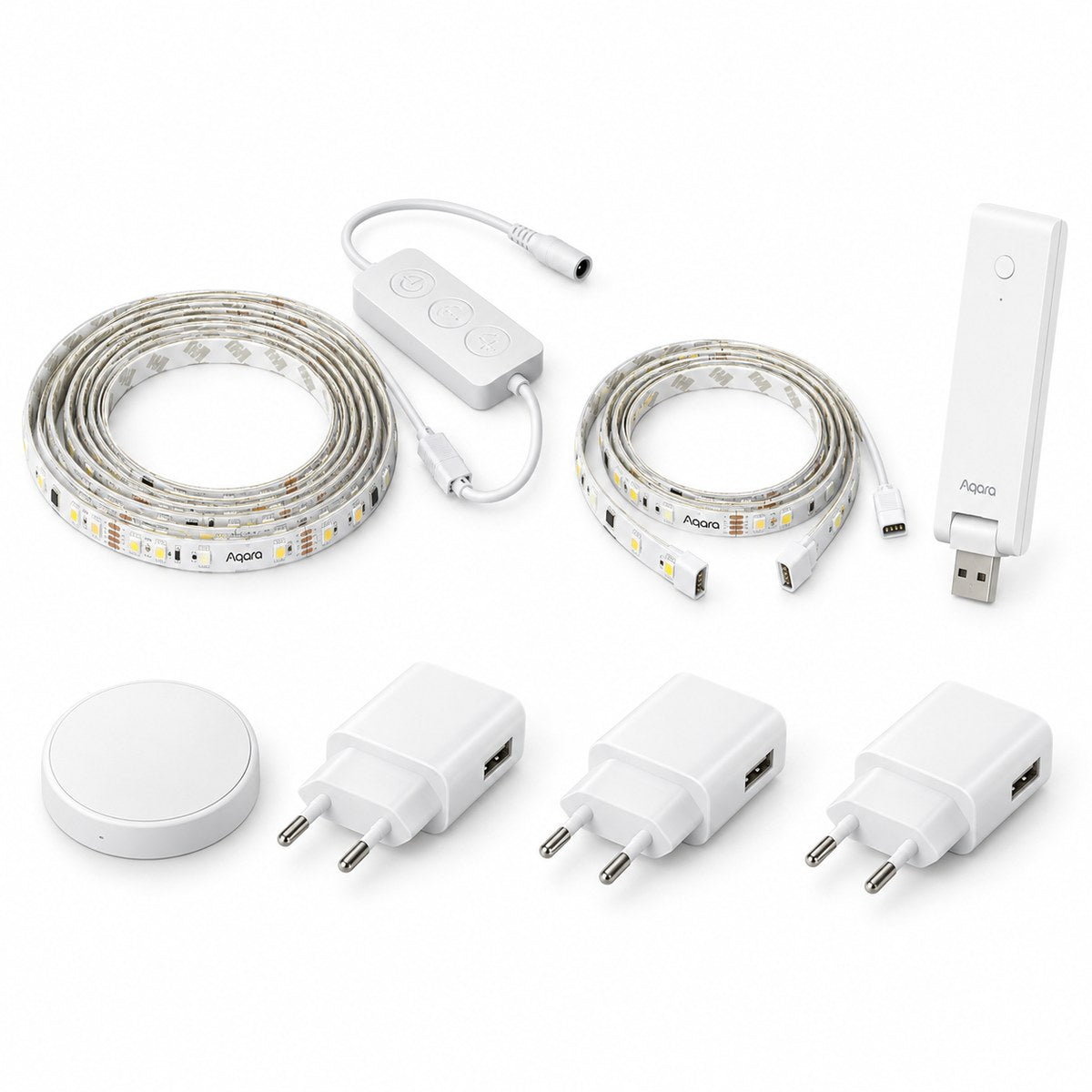 Kit striscia LED Aqara sottopensile cucina: i dispositivi inclusi