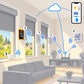 Kit tapparelle bioclimatiche (sole e temperatura): schema di installazione