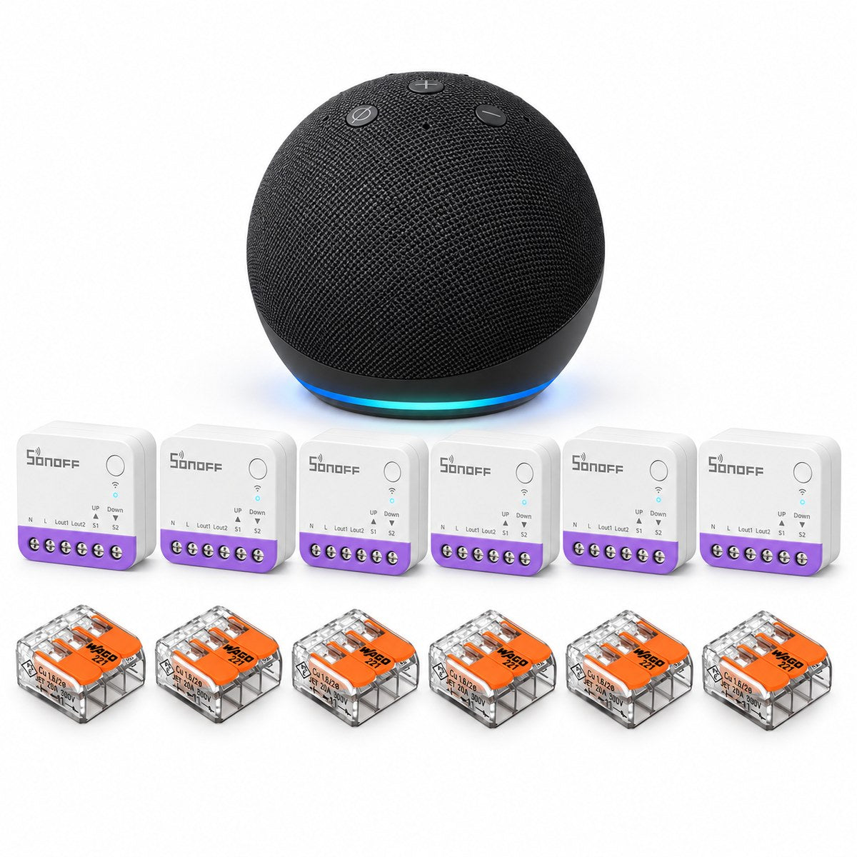 Kit tapparelle Matter Sonoff (6 finestre): i dispositivi inclusi