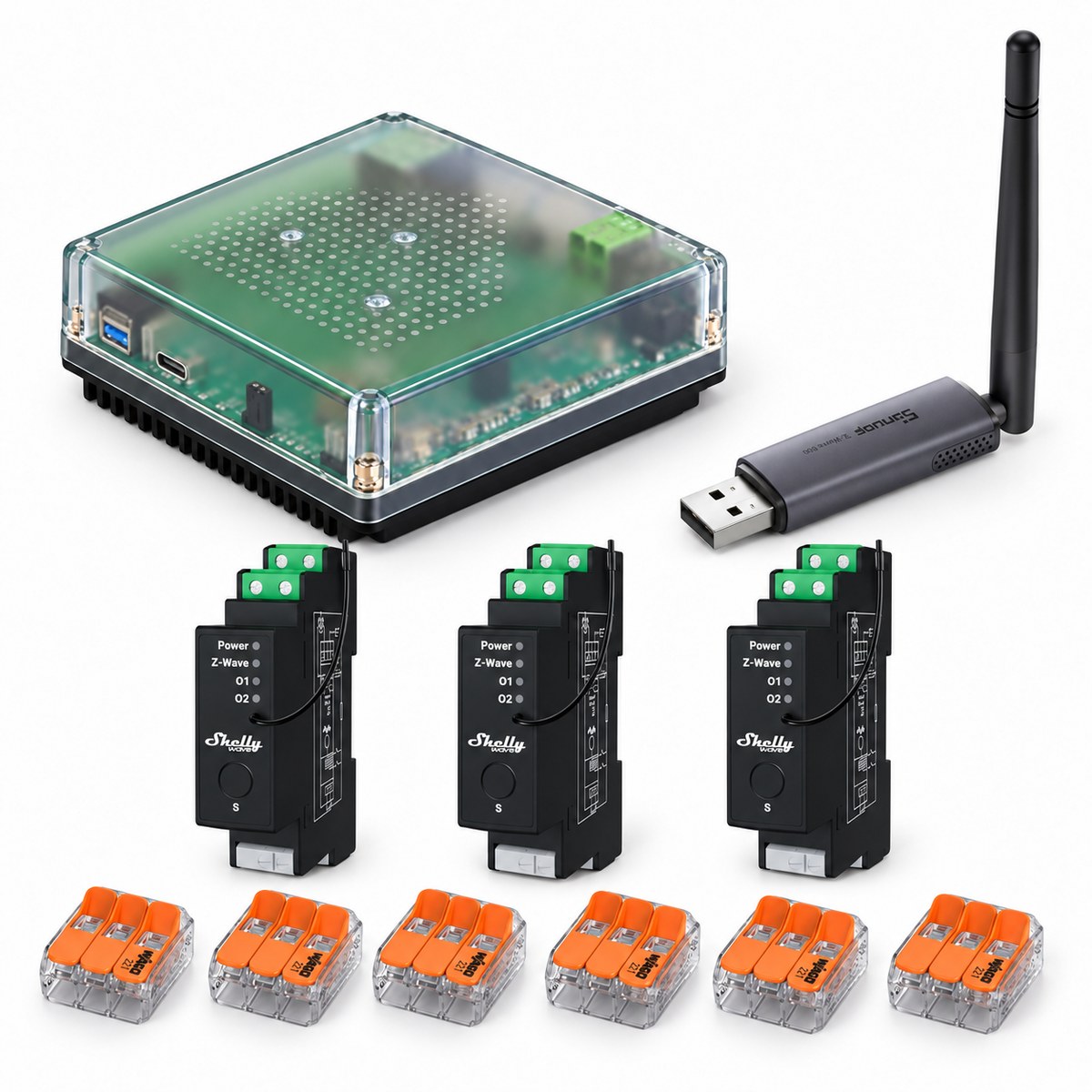 Kit tapparelle Z-Wave Shelly Wave: i dispositivi inclusi