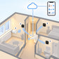 Kit termovalvole Shelly BLU senza hub: schema di installazione