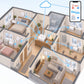 Kit termovalvole Sonoff Zigbee (6 radiatori): schema di installazione