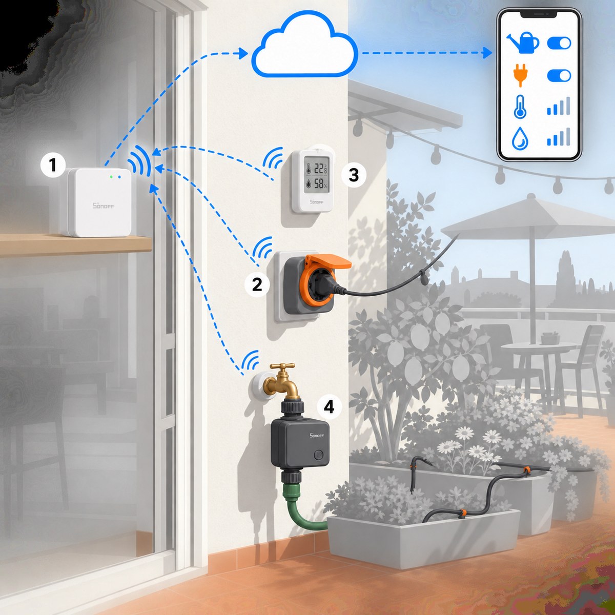 Kit terrazzo e balcone: schema di installazione