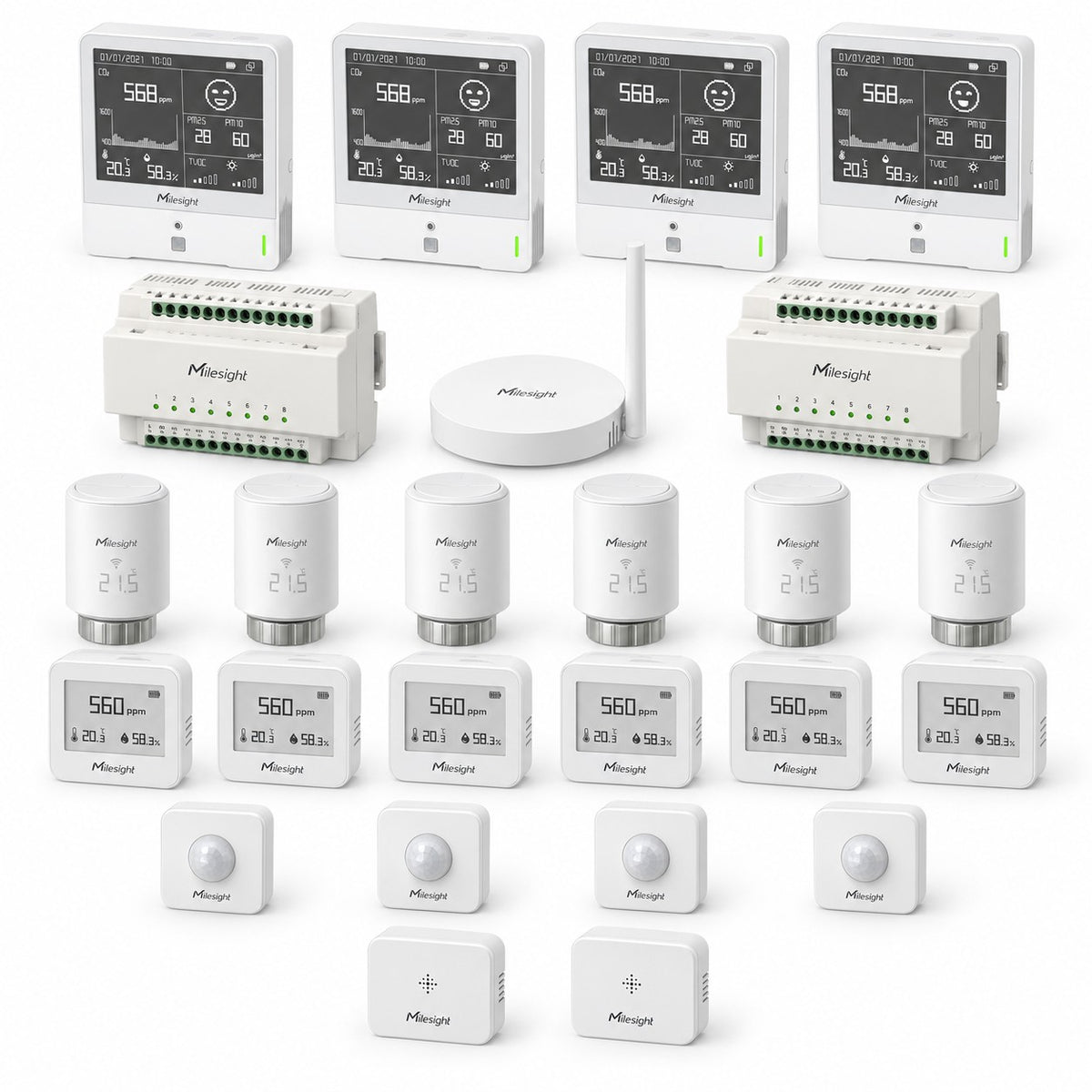 Kit uffici comfort e qualità aria Litio Store: i dispositivi Milesight inclusi nel kit