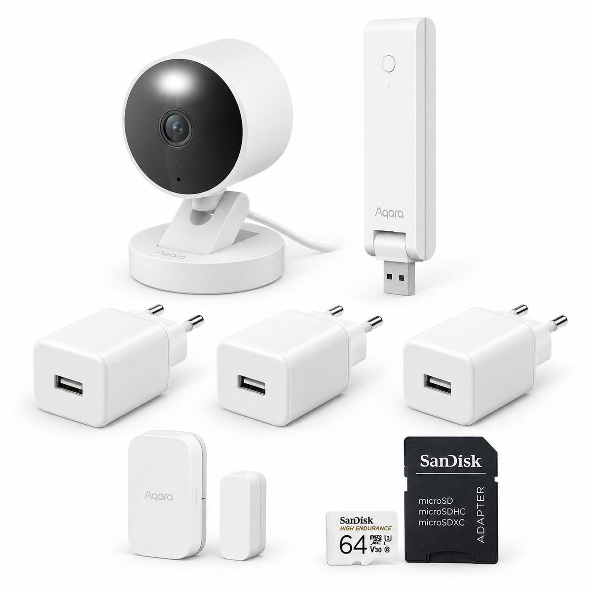 Kit una telecamera Aqara G100 HomeKit: i dispositivi inclusi