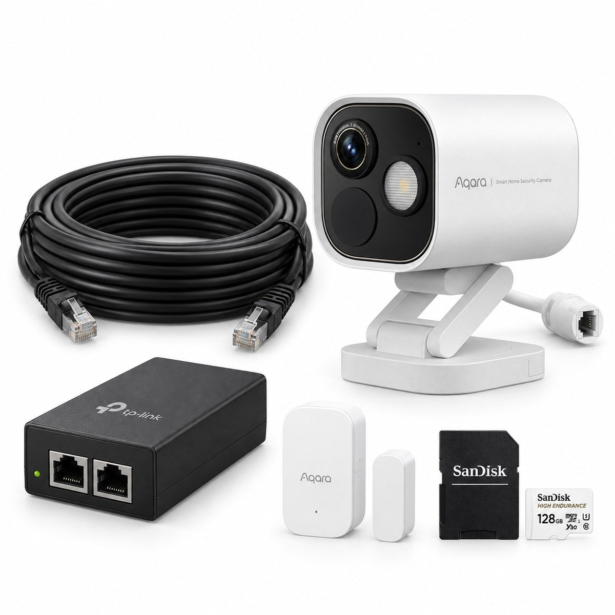 Kit una telecamera Aqara G5 Pro PoE: i dispositivi inclusi