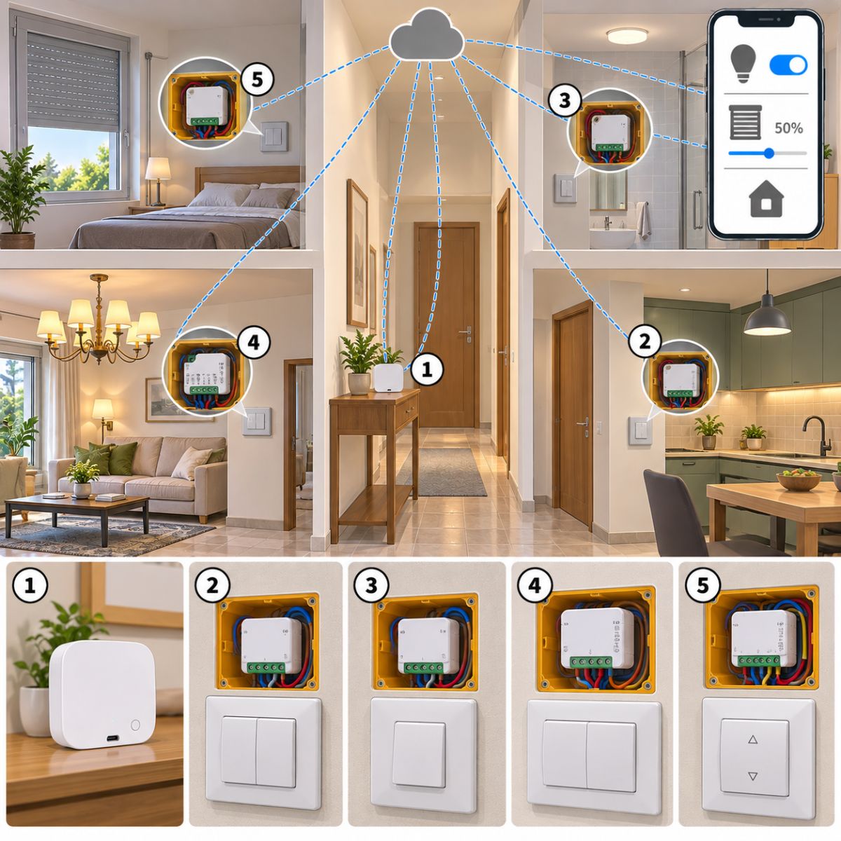 Kit valigetta installatore Sonoff Zigbee – schema