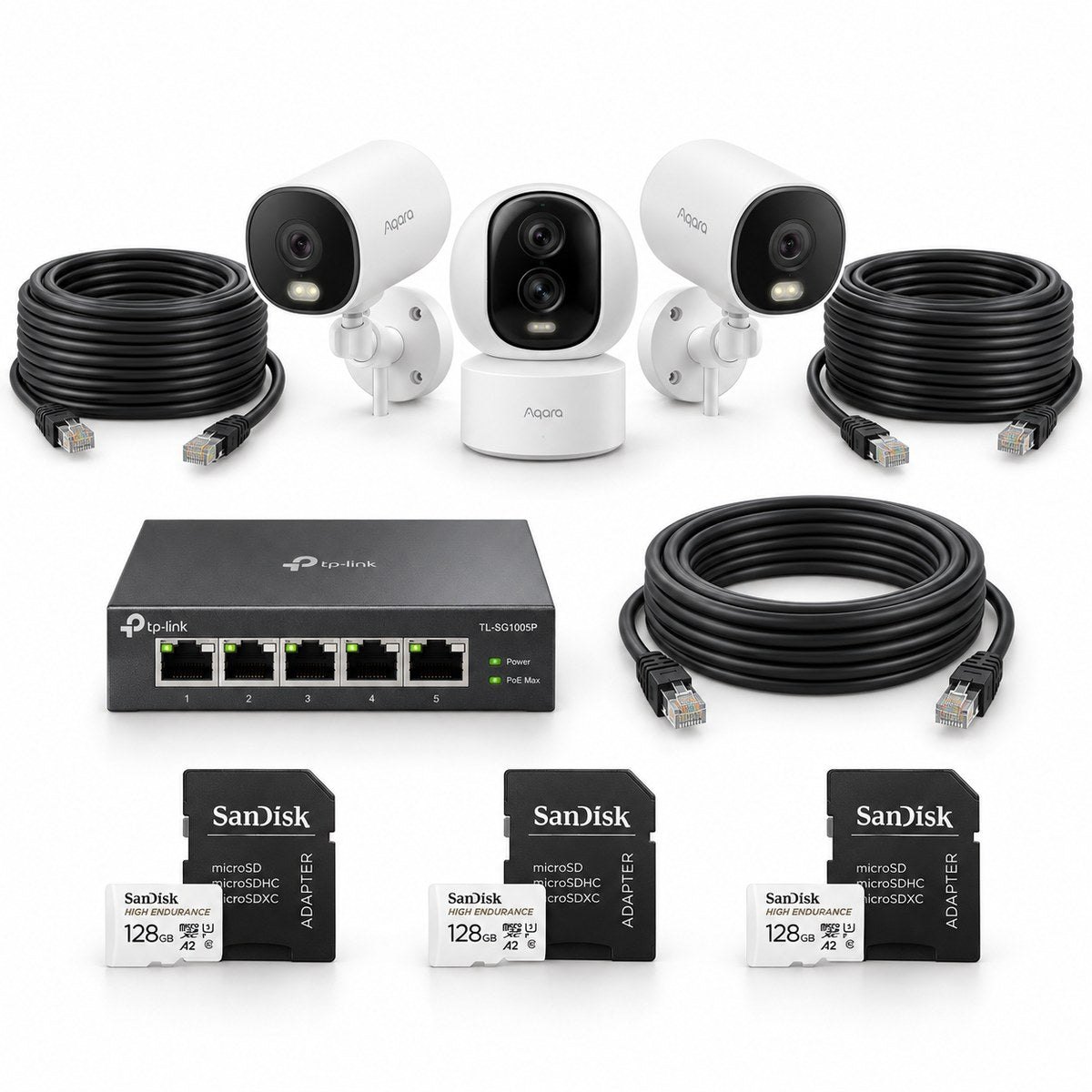 Kit videosorveglianza 4K PoE professionale Aqara: i dispositivi inclusi