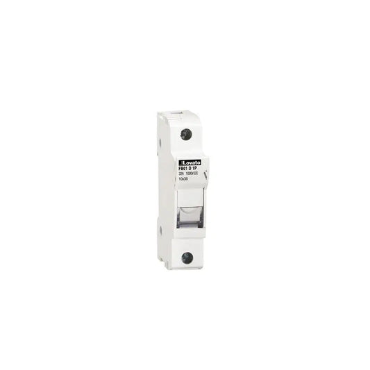 LOVATO Portafusibile 32 A DC 1000 V 10 x 38 mm 1 polo - per fotovoltaico - 1 modulo DIN
