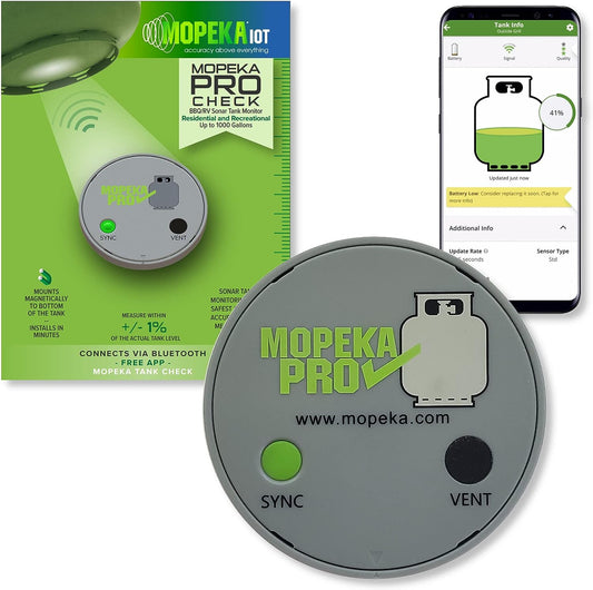 Mopeka Pro Check Sensor – Sensore wireless magnetico livello serbatoio gas GPL - Per serbatoi in acciaio