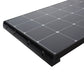 Supporto spoiler per pannello solare in plastica ASA nera 67 cm per camper e barche
