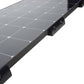 Supporto spoiler corto per pannello solare in plastica ASA nera 18 cm per camper e barche