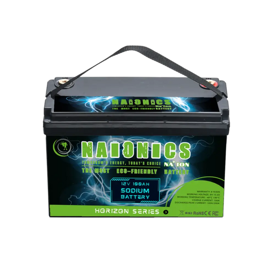 Naionics 12V 100Ah Bluetooth - Batteria al Sodio deep cycle Horizon Series NA1210001H