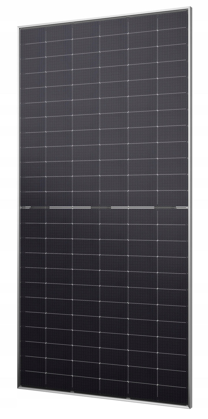 Modulo fotovoltaico 585 W N-Type TOPCon bifacciale doppio vetro Silver Frame