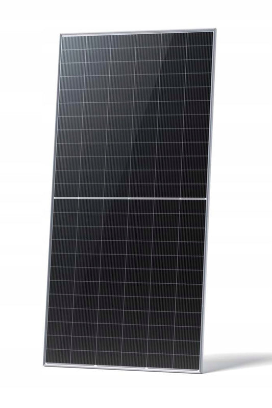 Modulo fotovoltaico 590 W N-Type TOPCon bifacciale doppio vetro Silver Frame