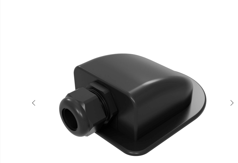 Passacavo tetto singolo nero per cavi 13-18 mm
