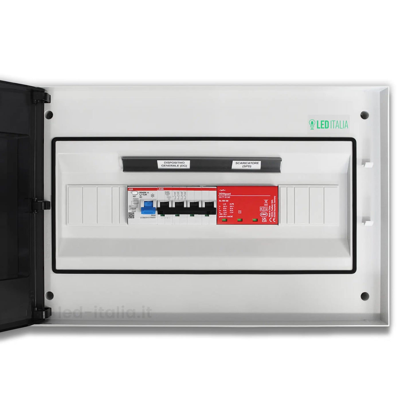 Quadro AC trifase 10 kW 20 A 400 V