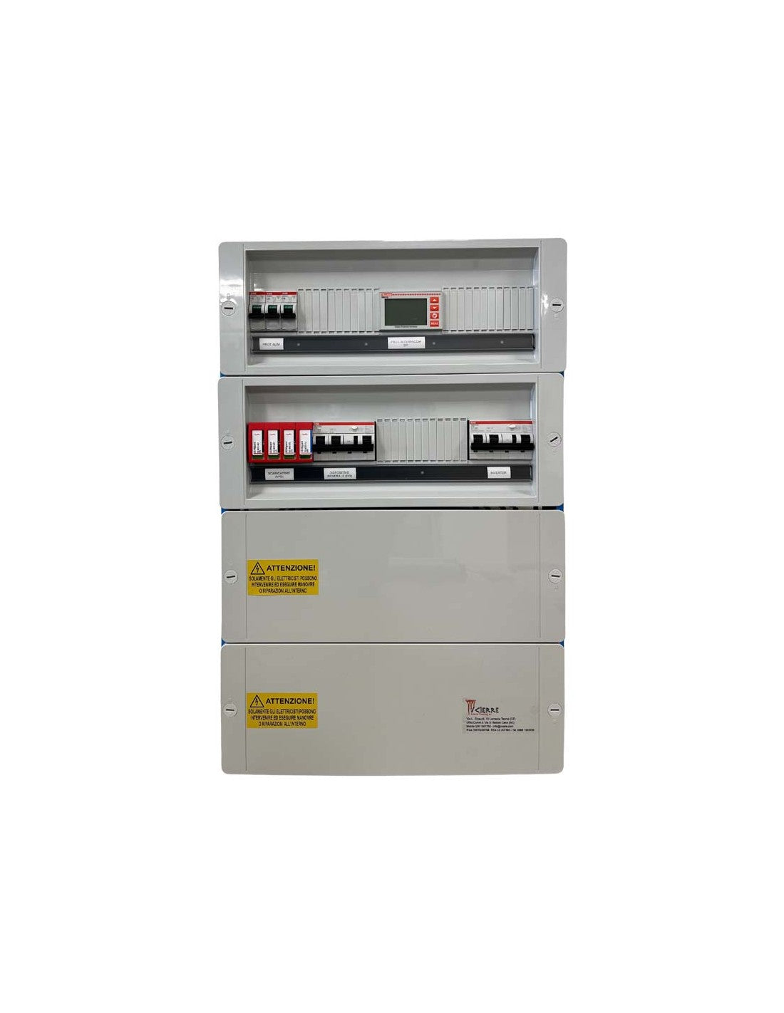 Quadro CA Icierre MM009-L trifase 26/30 kW 50 A 400 V CEI 0-21 per 1 inverter