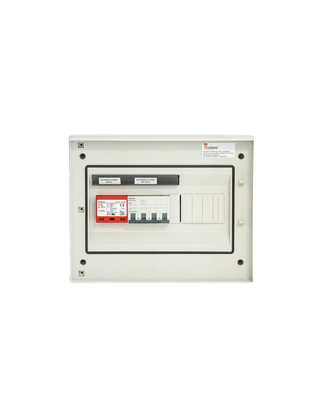 Quadro CC Icierre MM025 1 stringa indipendente 1000 V 20/32 A