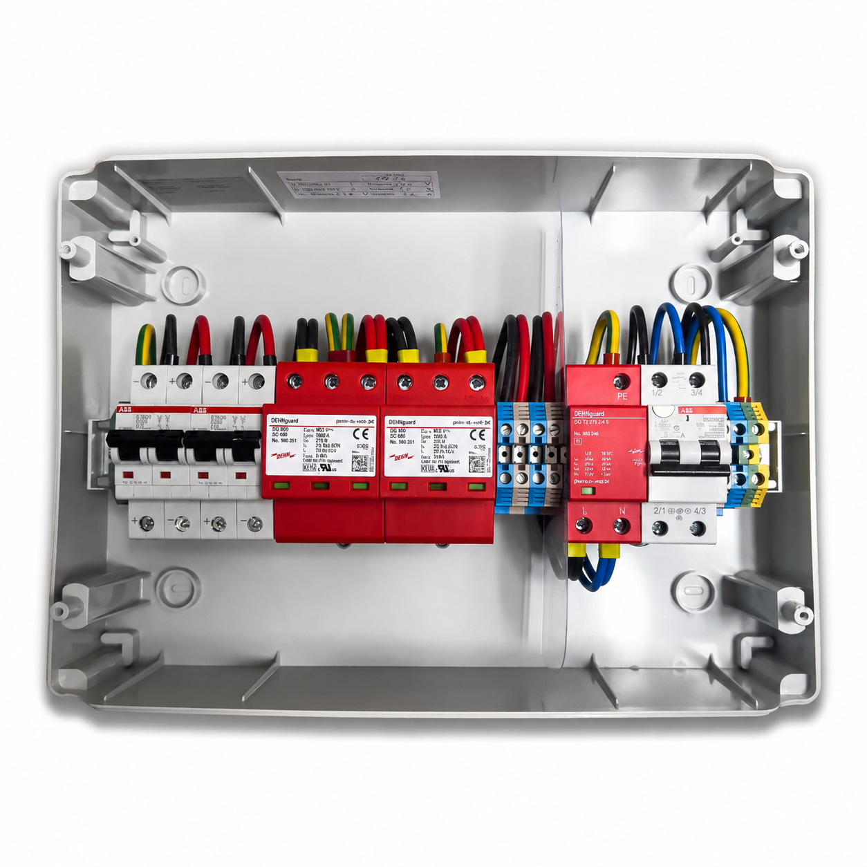 Quadro fotovoltaico combinato AC/DC monofase 6 kW 2 MPPT 600 VDC IP65 – immagine rappresentativa