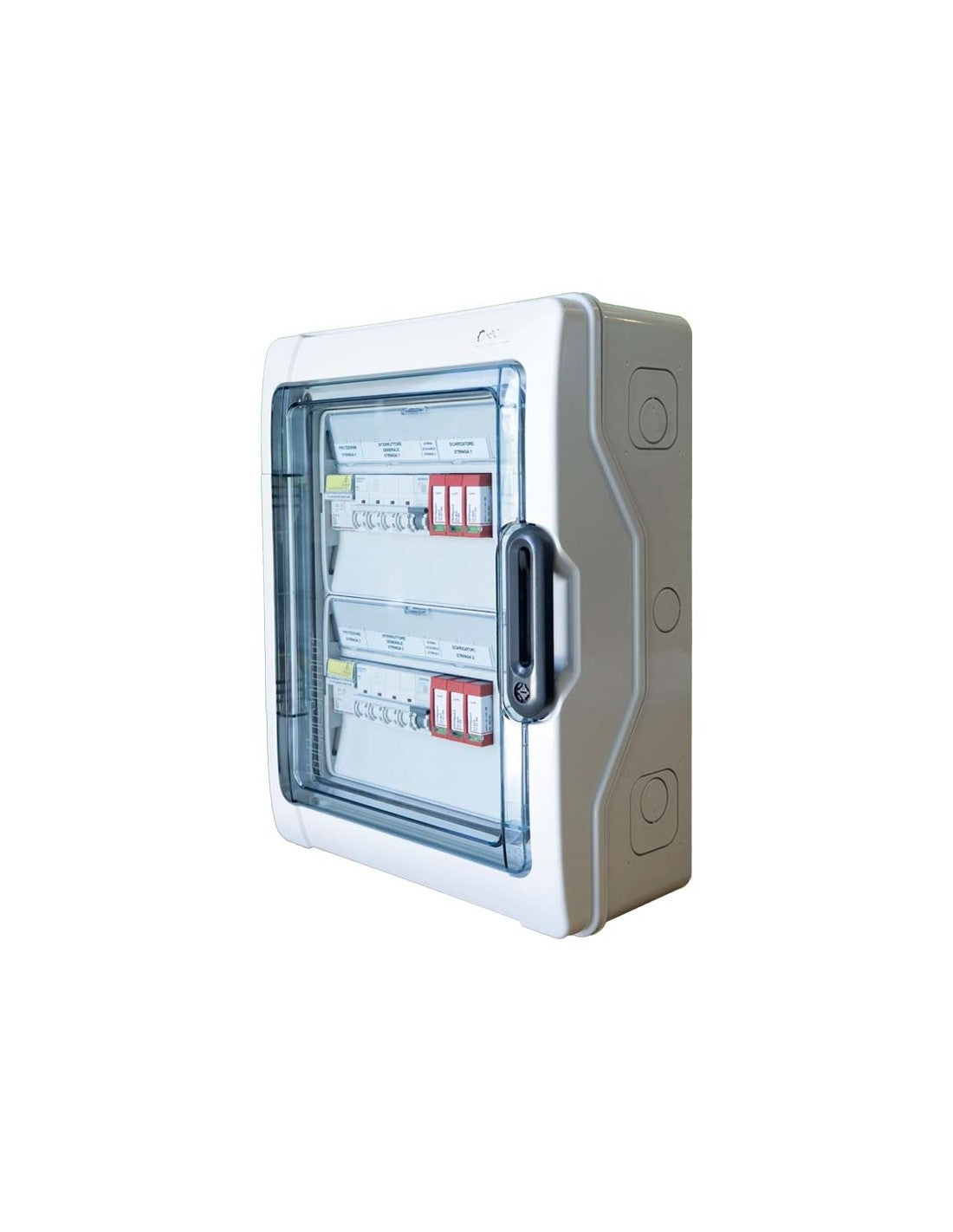 Quadro di campo CC Secsun QCMB2102 2 stringhe indipendenti 1000 V con bobina di sgancio