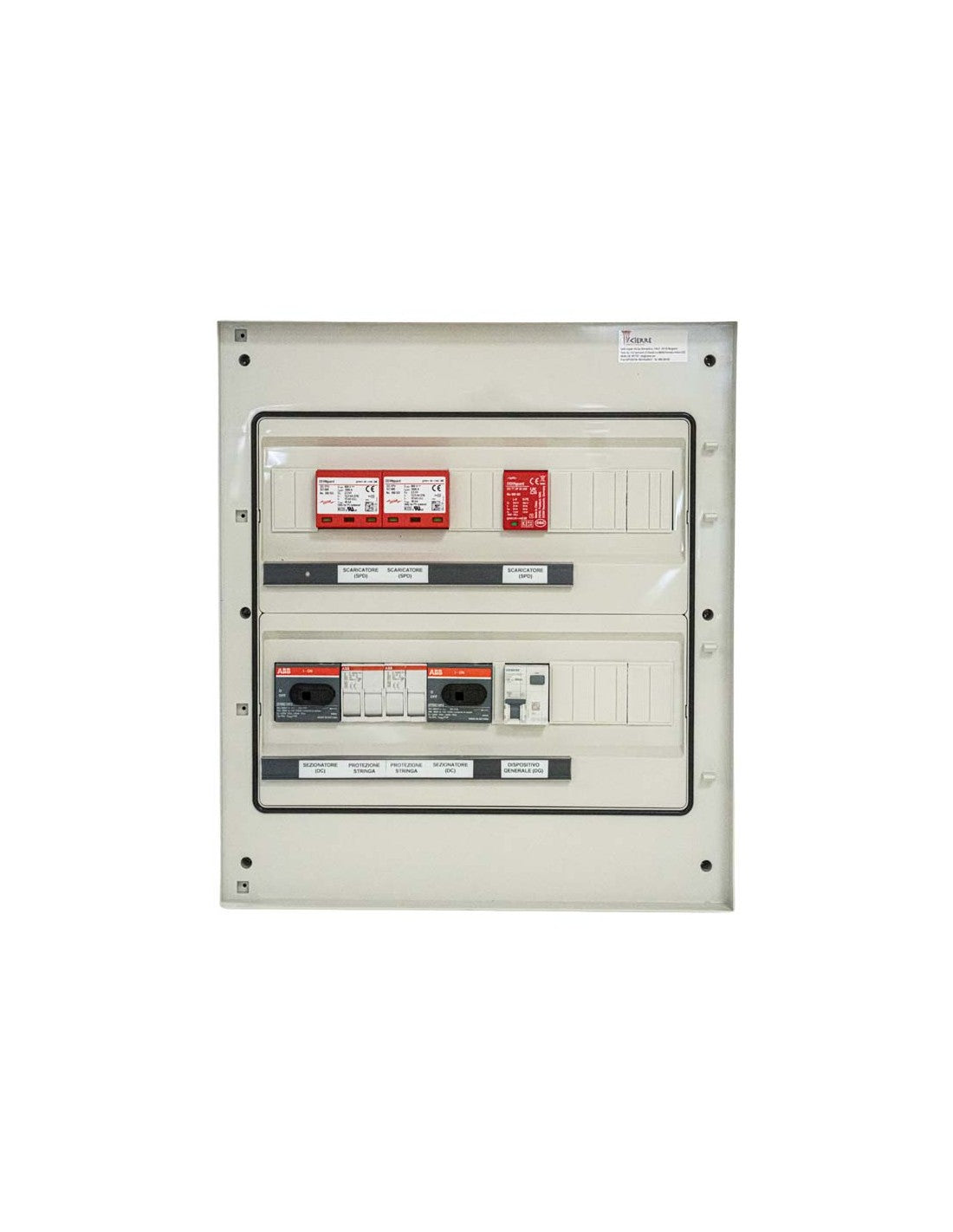 Quadro Total Box CA/CC Icierre MM014-L monofase 2 stringhe indipendenti 2IN-2OUT 600 V 16 A