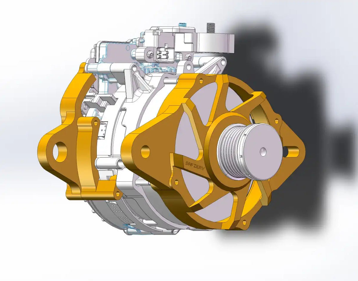 Safiery BMG-4805 — J-180 Large attacco marino, Reverse Pivot (Volvo / Cummins)