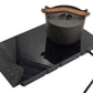 Safiery Piano cottura a induzione 2 zone — suits 2000W Inverter (no pulsing)