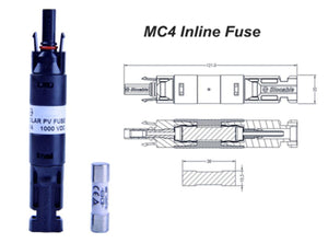 Safiery Solar Fusibile inside MC4