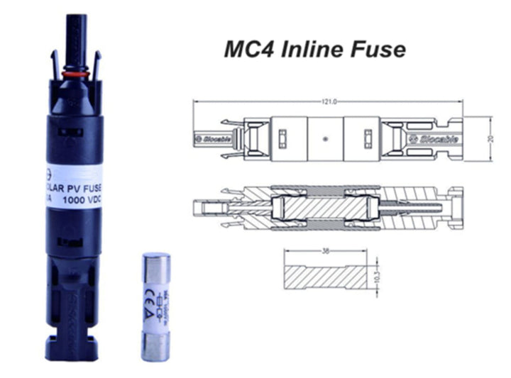 Safiery Solar Fusibile inside MC4