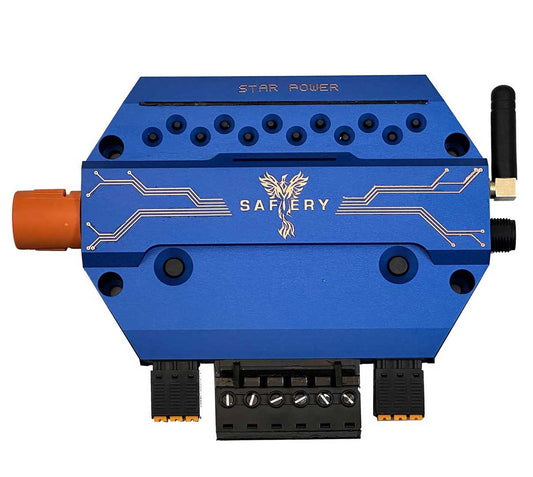 Safiery STAR-Power wireless 6× 35A + 6× 10A comando digitale (12V/24V)