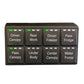 Safiery STAR-Switch SP8 CAN Rubber 8-Pulsante IP67 (custom labels)