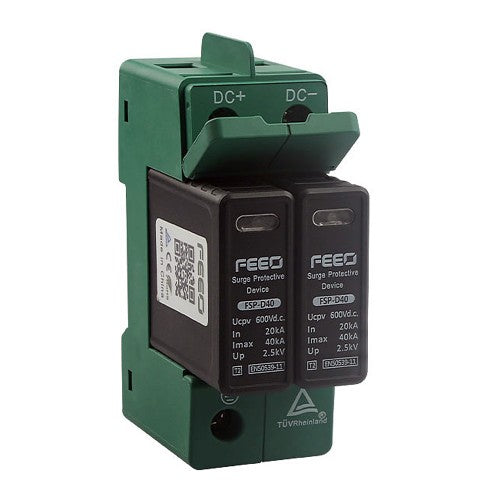 Scaricatore di sovratensione 800V DC per fotovoltaico tipo 2