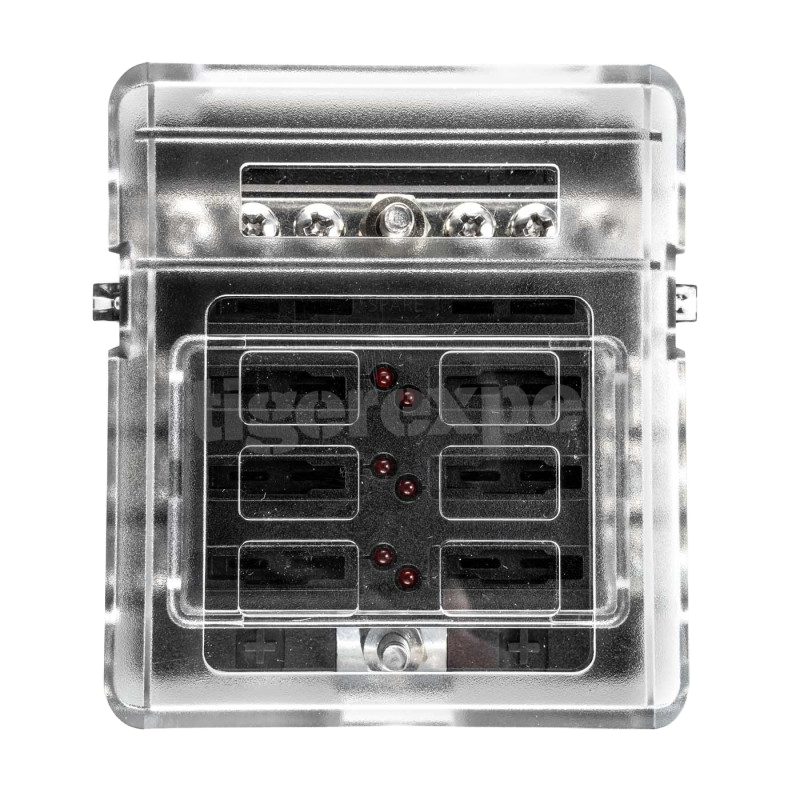 TigerExped Box-12V fusible de 6 vías/24V - Max 100A