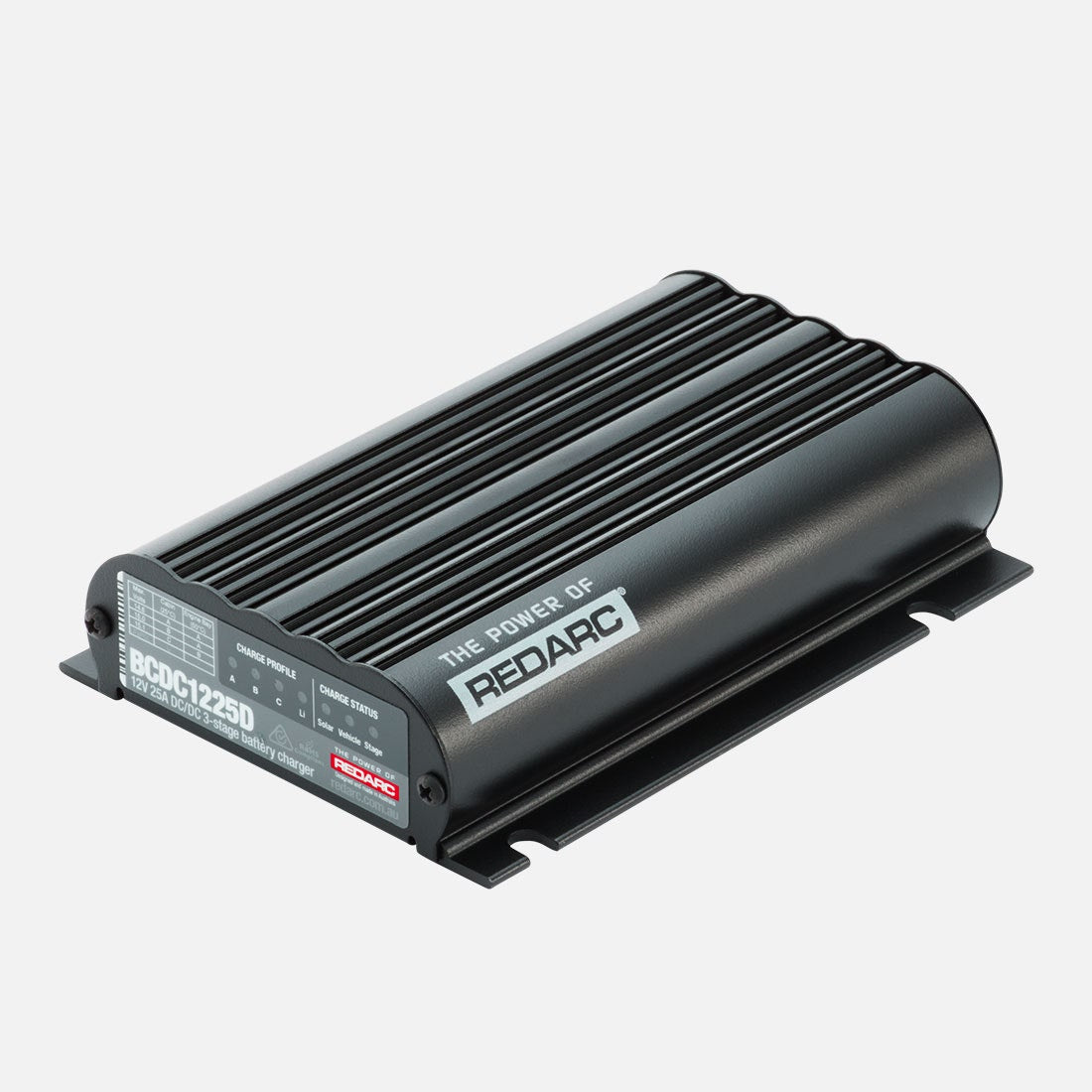 Redarc BCDC1225D Classic caricabatterie DC-DC 12V 25A con regolatore solare MPPT