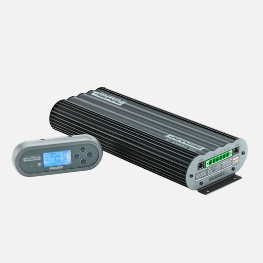 Redarc BMS1230S3-EU Manager30 BMS 12V 30A caricabatterie AC/DC/solare MPPT con spina EU 230V