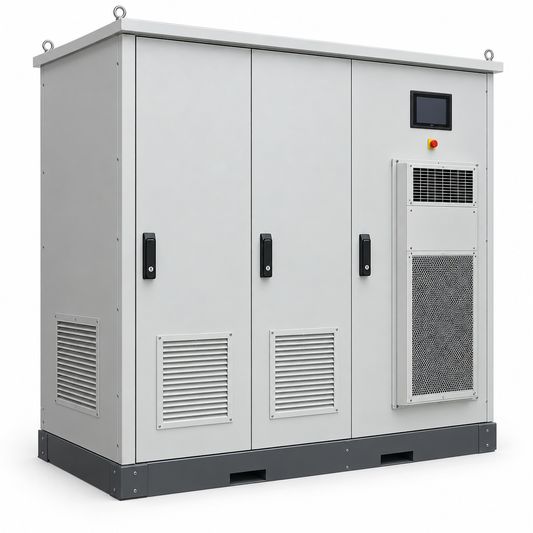 Sistema di accumulo all-in-one Deye GE-F120-2H2 122,8kWh 50kW LiFePO4 da esterno IP55
