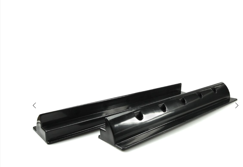 Spoiler supporto pannello solare ABS nero 68 cm heavy duty