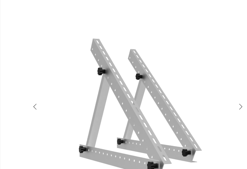 Supporto inclinabile 0-90 gradi per pannello solare fino a 712 mm
